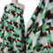 100% Linen - 'Geo Painterly' Green *Remnant 3.1m (**SEE DESCRIPTION) Was $129 Now $77